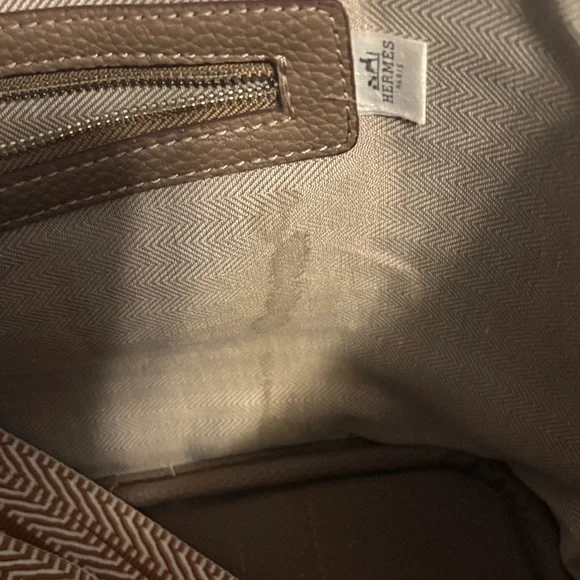 Brown Leather Tote Bag designer inspired - Picture 5 of 13